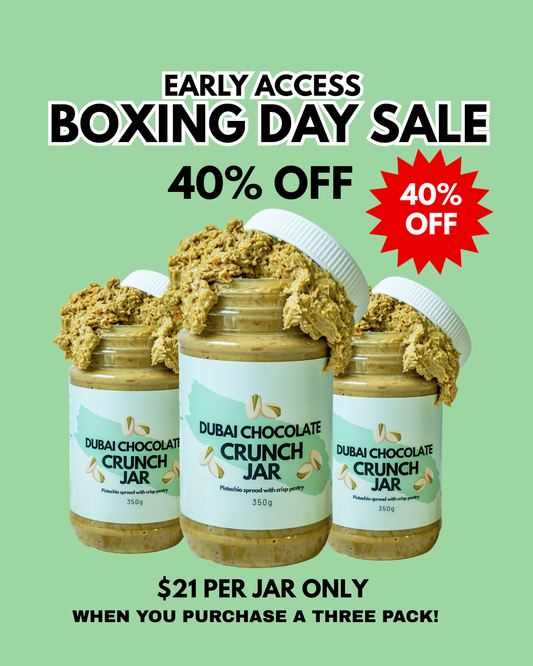 3 Pack Dubai Chocolate Crunch Jar